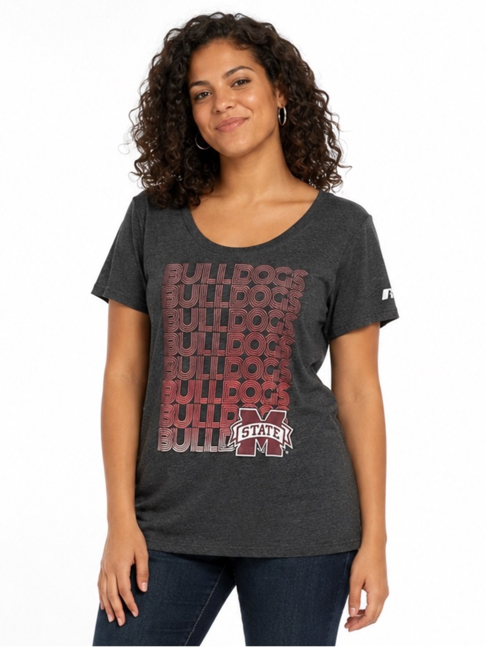 Russell Mississippi State Bulldogs Graphic T-Shirt Women’s XL 16–18
